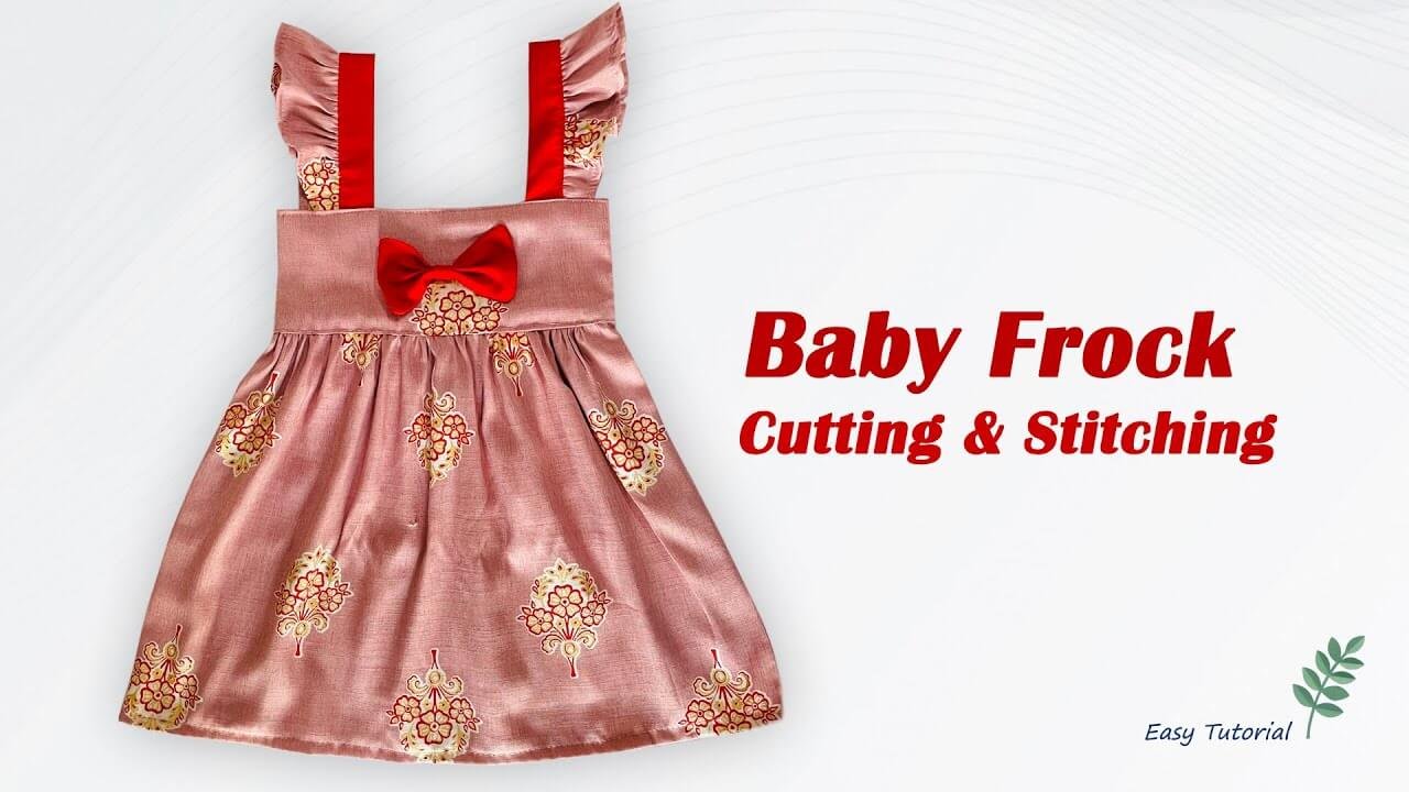 Baby Frock Design Cutting and Stitching, 2 to 3 Years Baby Frock ...